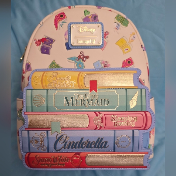 Loungefly Disney Princess Books Classics Mini Backpack - Picture 1 of 4